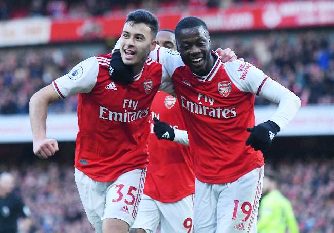 Arsenal, Gabriel Martinelli, Nicolas Pepe