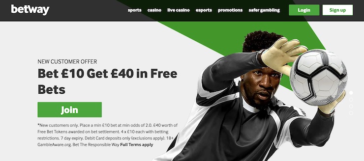 Betway is listed as one of the best Non GamStop Bookies in the UK.